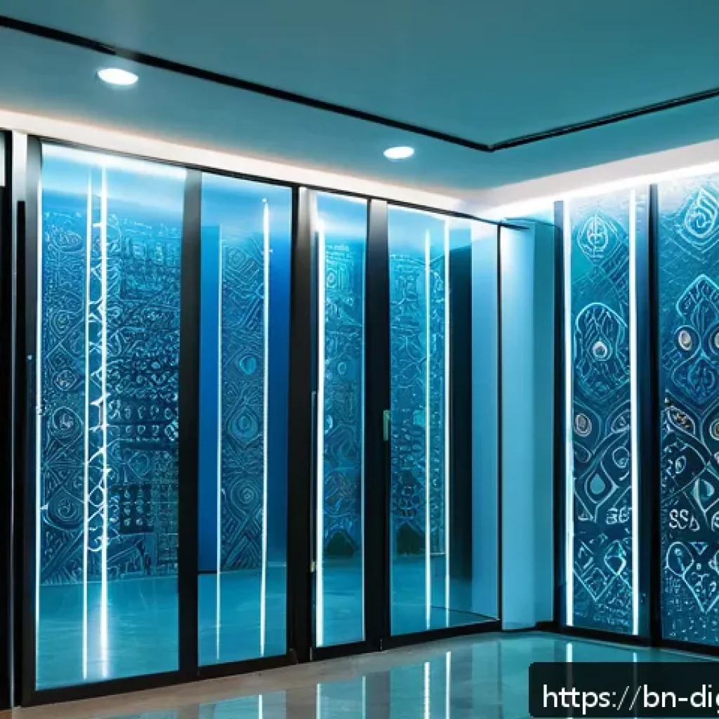 디지털 프리 존의 기회와 도전 과제 - A modern digital free zone business hub in Bangladesh, featuring a spacious, high-tech office enviro...